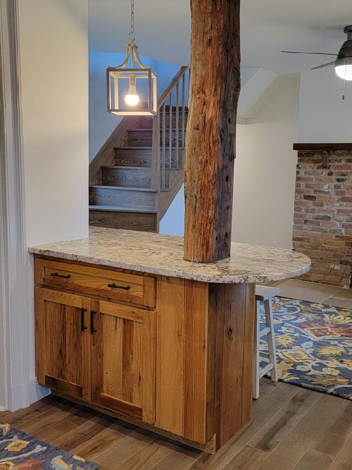 Reclaimed chestnut kitchen